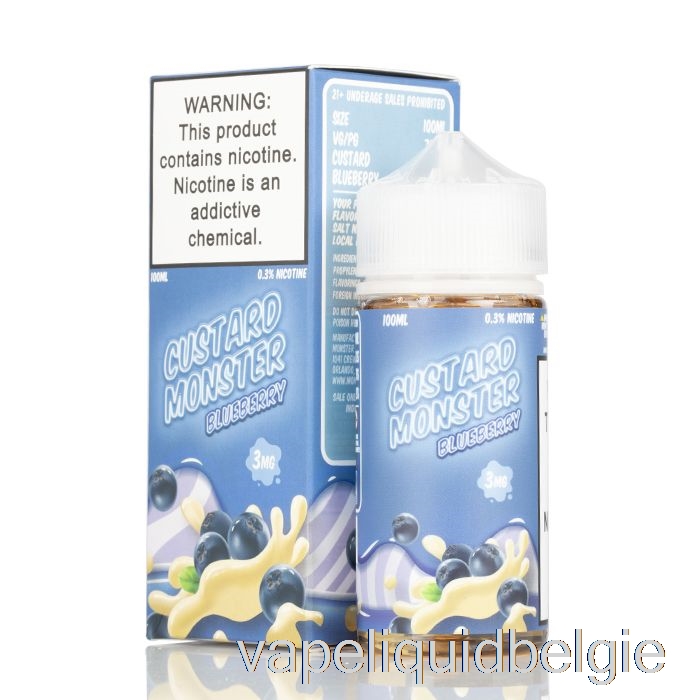 Vape Smaken Bosbes - Custardmonster - 100ml 3mg